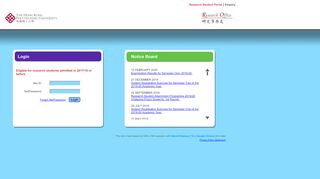 
                            8. Research Student Portal - PolyU