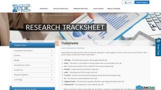 
                            5. Research Tracksheet - Epic Research