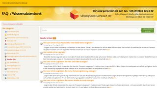 
                            8. Reseller - FAQ- / Wissensdatenbank