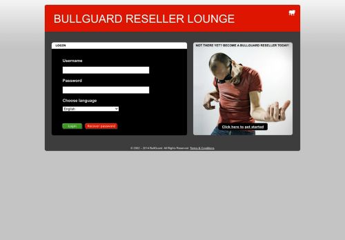 
                            5. Reseller Lounge Login - BullGuard