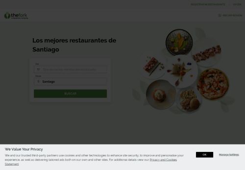 
                            2. Reservas online en restaurantes en Santiago | Restorando