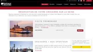 
                            3. Réservation de croisière sur la Seine | Bateaux ... - bateaux-mouches.fr