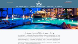 
                            7. Reservation & Maintenance Fees - My UVC International