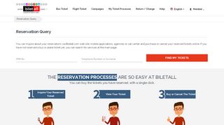 
                            7. Reservation Query - Biletall.com