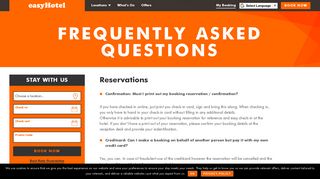
                            7. Reservations - easyHotel