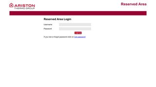 
                            8. Reserved area - Login