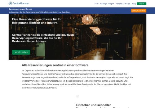 
                            3. Reservierungsbuch für Restaurants – CentralPlanner