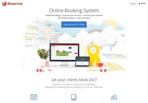 
                            3. Reservio - Online Booking System
