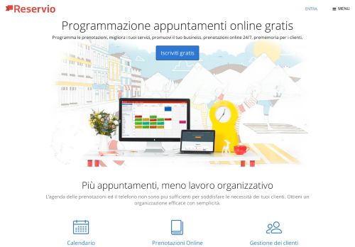 
                            2. Reservio - Software per appuntamenti gratis online