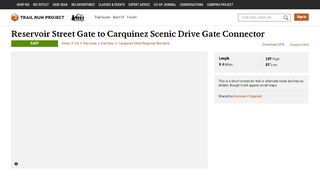 
                            7. Reservoir Street Gate to Carquinez Scenic Drive Gate Connector ...