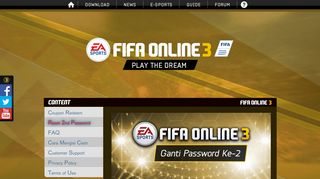 
                            6. Reset 2nd Password | EA SPORTS™ FIFA Online 3 Indonesia