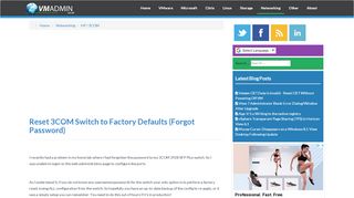 
                            7. Reset 3COM Switch to Factory Defaults (Forgot Password) - VMadmin ...