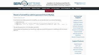 
                            7. Reset a FunnelFlux admin password from MySQL | Server Sitters