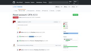 
                            9. Reset account / 2FA · Issue #233 · tutao/tutanota · GitHub