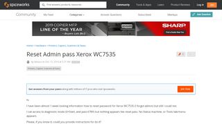
                            12. Reset Admin pass Xerox WC7535 - Printers & Scanners - ...