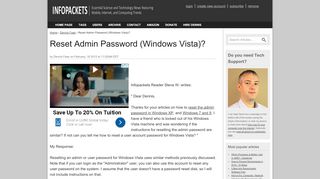 
                            10. Reset Admin Password (Windows Vista)? | www.infopackets.com