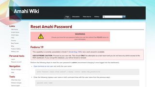 
                            13. Reset Amahi Password - Amahi Wiki