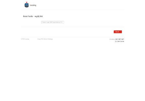 
                            3. Reset hasła użytkownika - bezpieczeństwo w pko leasing