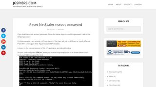 
                            6. Reset NetScaler nsroot password – JGSpiers.com