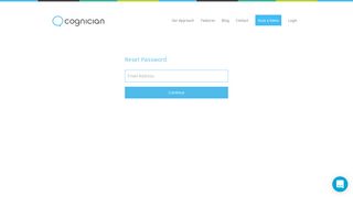 
                            6. Reset Password | Cognician