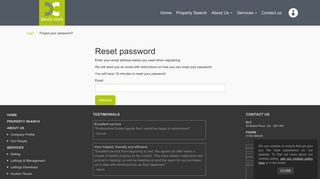
                            9. Reset password - David Clark Estate agents in Ely - Property For Sale ...