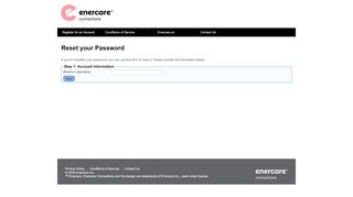 
                            4. Reset Password - Enercare