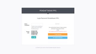 
                            8. Reset Password - PPG Ristekdikti