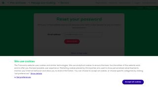 
                            11. Reset password - Transavia