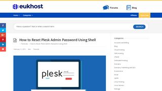 
                            12. Reset Plesk for Linux Admin Password Using Shell - eUKhost