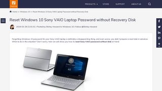 
                            11. Reset Windows 10 Sony VAIO Laptop Password without ... - PassFab