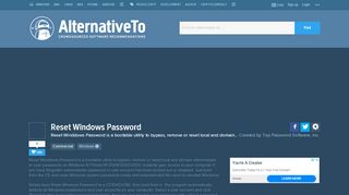 
                            4. Reset Windows Password Alternatives and Similar Software ...