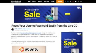 
                            13. Reset Your Ubuntu Password Easily from the Live CD - How-To Geek