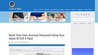 
                            12. Reset Your User Account Password Using Your Apple ID [OS X Tips ...