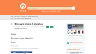 
                            10. Resetare parola Facebook – Askit | Solutii si rezolvari pentru diverse ...