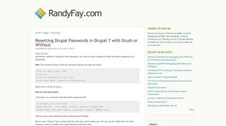 
                            13. Resetting Drupal Passwords in Drupal 7 with Drush or Without ...