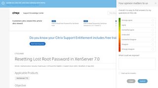
                            2. Resetting Lost Root Password in XenServer 7.0 - Support & Services