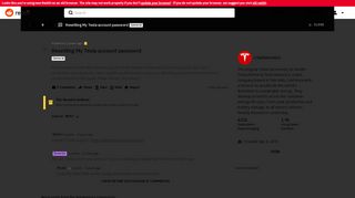 
                            7. Resetting My Tesla account password : teslamotors - Reddit