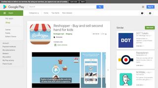 
                            12. Reshopper - Buy and sell second-hand for kids – Apps on Google Play