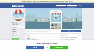 
                            6. Reshopper - Startside | Facebook