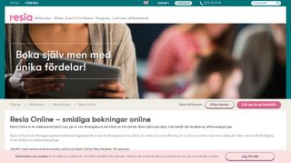 
                            2. Resia Online – boka affärsresan online | Resia