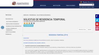 
                            8. residencia temporal - Dirección General de Migración