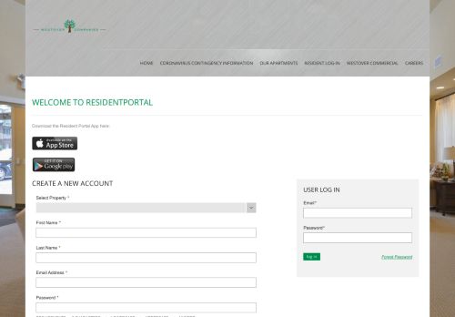 
                            11. Resident Log-in