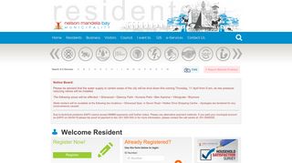 
                            11. Resident Login - Port Elizabeth - Nelson Mandela Bay Municipality