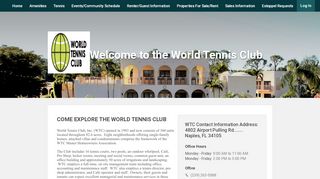 
                            8. Resident Login - World Tennis Club