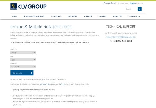 
                            10. Resident Portal | CLV Group