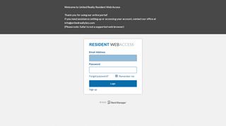 
                            10. Resident Web Access - Login