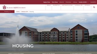 
                            9. Residential Life and Housing - Alabama A&M University!