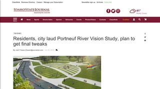 
                            12. Residents, city laud Portneuf River Vision Study, plan to get final ...