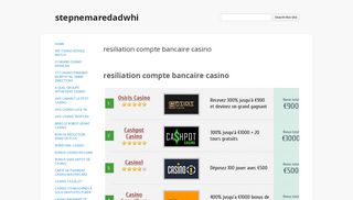 
                            13. resiliation compte bancaire casino - stepnemaredadwhi - Google Sites