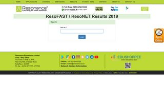 
                            3. ResoFAST /ResoNET Results 2019 - Resonance